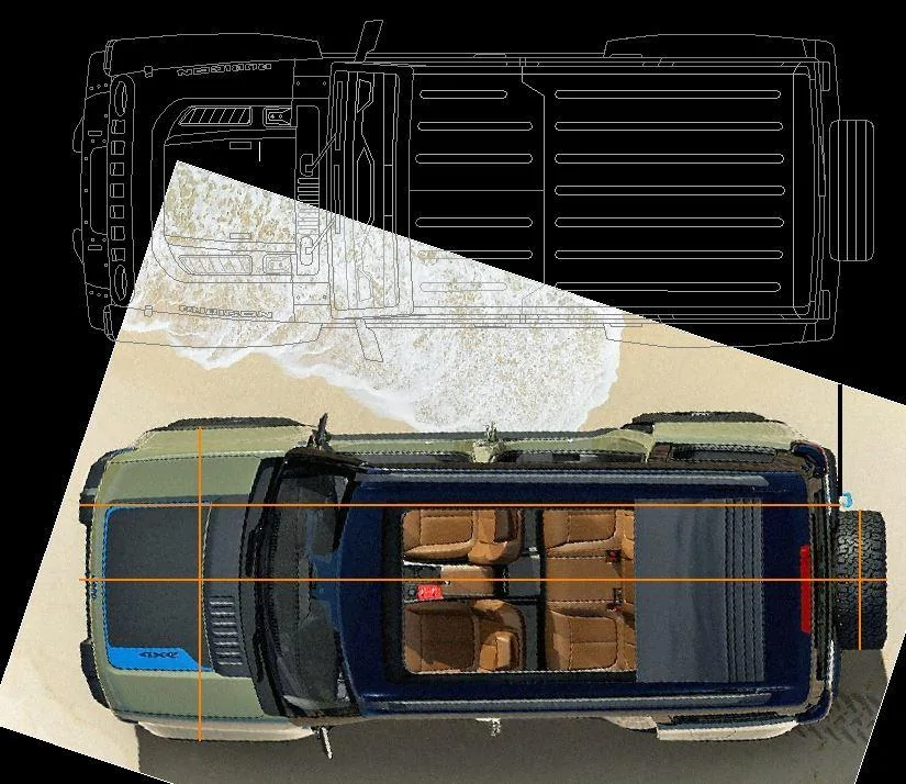 Toyota Compact Cruiser Jeep Recon dimensions estimates jl wrangler and recon